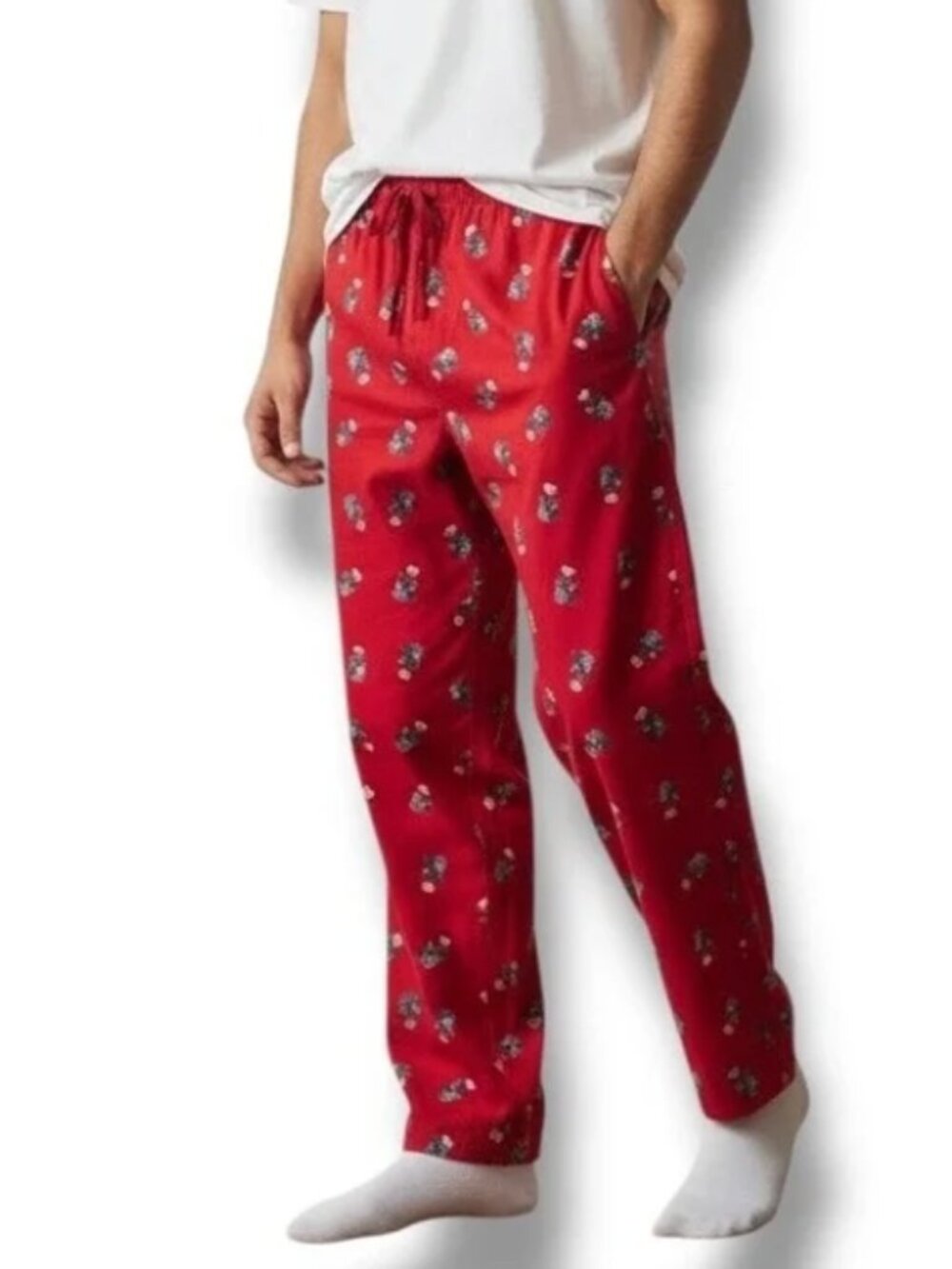Polo Ralph Lauren Red Teddy Bear Pajama Pants Size Large